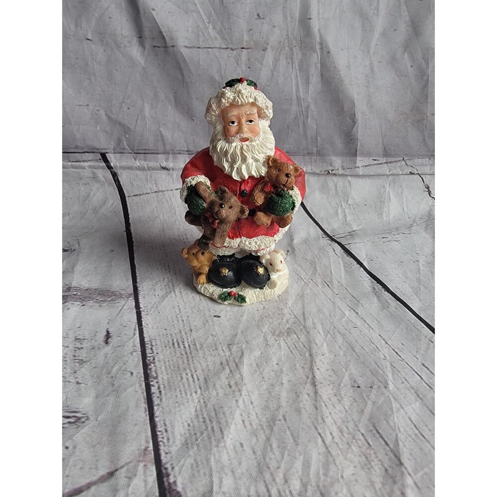Santa Resin Figure Ceramic World Inc 2002
